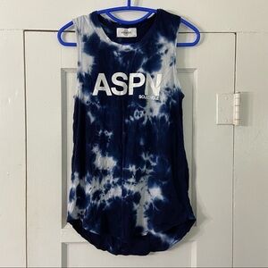 Soulcycle ASPN Super Soft Tie-Dye Tank Top